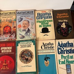 Lot 19 Vintage Agatha Christie PB Novels 1980s Marple Poirot Mystery Bundle