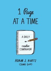 1 Page at a Time (Blue) : A Daily Creative Companion by Adam J. Kurtz (2016, …