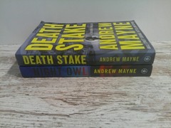 Lot of 2 Andrew Mayne Trasker Thriller Books Death Stake Night Owl Paperback