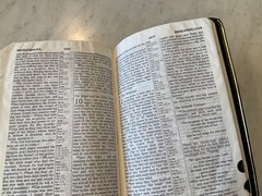 NIV Classic Reference Bible 1988 Top Grain Genuine Leather Text 1984