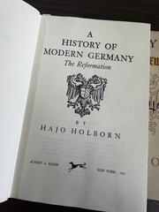 A History of Modern Germany, Lot of 3 (Reform, 1648-1840, 1840-1945) Holborn