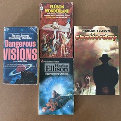 Harlan Ellison vintage 4 book lot – Oblivion, Wonderland, Visions, Shatterday