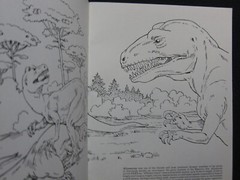 The Days of the Dinosaur Coloring Book [Paperback] Matthew Kalmenoff