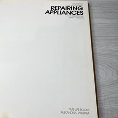 Vintage Kitchen Appliance Repair Book Mechanics Engineering Electrical HC DIY