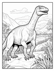 “Cute Dinosaur Coloring Book fun for allFun, Creative & Relaxing Art Pages