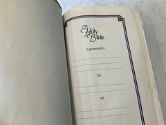 NIV Classic Reference Bible 1988 Top Grain Genuine Leather Text 1984