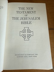 The Jerusalem Bible 1966 Hardcover Doubleday 1st Edition Imprimatur
