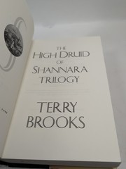 Terry Brooks The High Druid Of Shannara Trilogy 1st Edition 1st Printing HC/DJ