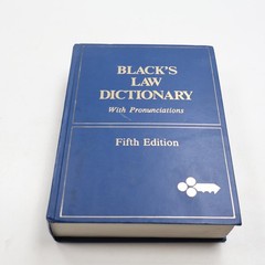 Black’s Law Dictionary Henry Campbell Black 1979 Fifth Edition West Publishing