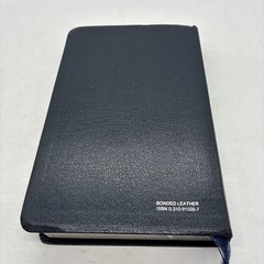 Amplified Bible Zondervan 1987 Bonded Leather Navy Blue Excellent