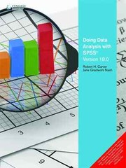 Doing Data Analysis with SPSS Version 18.0 By Robert H. Carl