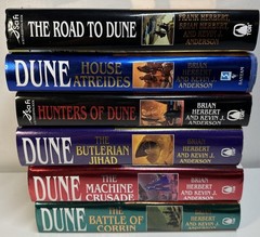 Dune Hard Cover Book Lot Set of 6 Brian Herbert Hardcover HC