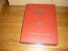 The Jerusalem Bible. Salvador Dali ills. Red faux-leather. Fine in VG+ box.
