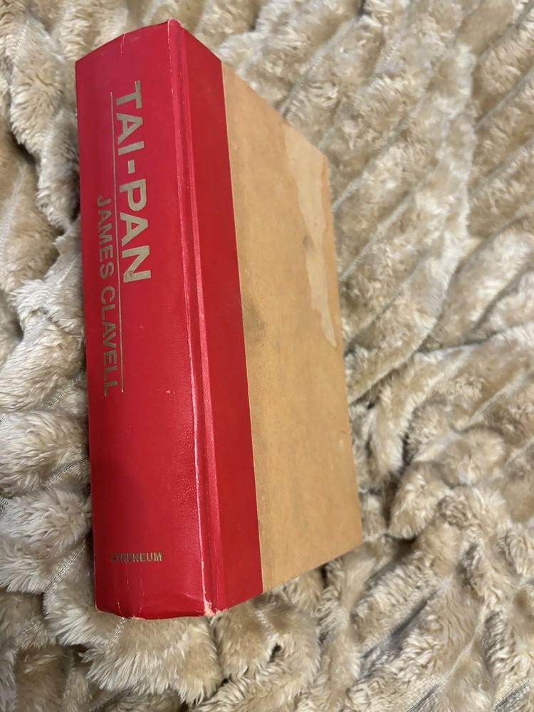 James Clavell Tai-Pan Hardcover Novel, Atheneum 1966 (Reprint 1971)
