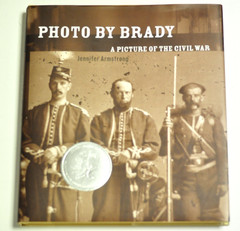 A hardcover book titled “Photo by Brady: A Picture of the Civil War”. 147 pages.
