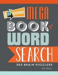 Go!Games Mega Book of Word Search: 365 Bra- paperback, John M Samson, 1623540550