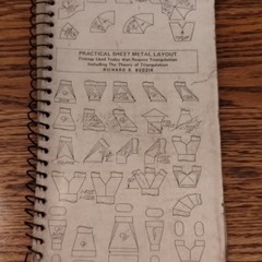 Practical Sheet Metal Layout Triangulation Fittings Spiralbound 1971 Illustrated