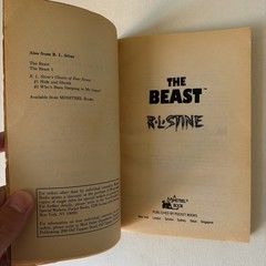 Beast by R. L. Stine (1994, Trade Paperback)