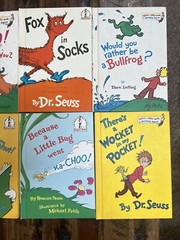 Dr. Suess Vintage 10 Beginner Books Mulberry Street Mr brown moo Fox In Socks