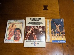 Vintage NBA Basketball Guides 1972-73 1980-81 + 24 Seconds to Shoot Koppett…