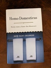 HOMO DOMESTICUS : Notes from a Same-Sex Marriage by David Valdes Greenwood