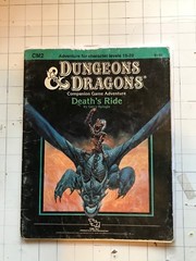CM2 Death’s Ride Dungeons & Dragons module D&D TSR garry spiegle 1984 rpg rare!