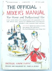 Offical MIXERS MANUAL Mixed Drinks Over 1200 Drinks 1956 Patrick Gavin Duffy HC