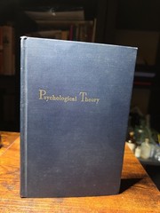 PSYCHOLOGY THEORY BY MELVIN H. MARX VINTAGE 1951 HARDCOVER. FIRST EDITION.
