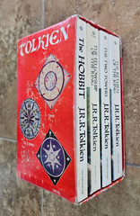 J.R.R. TOLKIEN Complete Series Set LORD OF THE RINGS Red Box Set 1973 VINTAGE