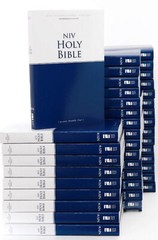 NIV Bible Blue 40 Outreach Bibles Wholesale Bibles BRAND NEW!!!