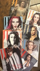 Lot Of 8 W Magazine 2015 Fashion Magazines