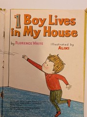 Whitman BIG Tell-a-Tale 1 Boy Lives in My House HC 1965 Aliki Illus vintage
