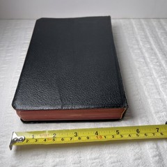 VTG 1953 Holy Bible RSV Nelson & Sons Genuine Leather Black Text + Illustrations