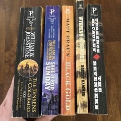 Western Paperbacks Lot- William W. Johnstone, Matt Braun, R Kammen, T McCauley