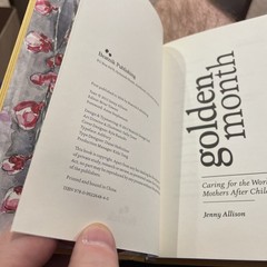 Golden Month: Caring for the World’s Mothers After Childbirth by Jenny Allison