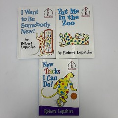 New Hardcover Lot 3 Put Me in the Zoo / Somebody New Dr Suess Beginners Books