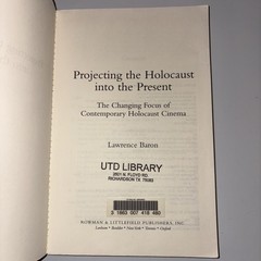 Projecting the Holocaust into the Present : The Changing Focus of…