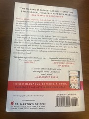Behind Closed Doors *SIGNED* by B A Paris (Target Edition)