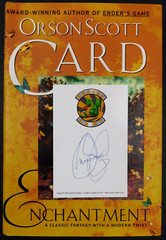 *SIGNED* plate 1999 ORSON SCOTT CARD 1st/2nd ENCHANTMENT 390 pages HCDJ Unread