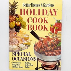 Vintage Better Homes & Gardens Holiday Cook Book Special Occasions HC Recipes