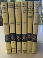 Nancy Drew Mystery Stories Vol 1-6 Lot Of 6 Hardcover By Carolyn Keene 1959-1965