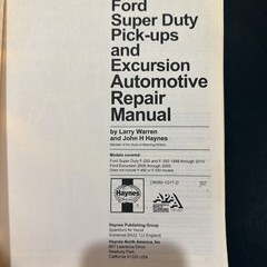 Haynes Repair Manual 36060 Ford Super Duty F250 & F350 Pick-Ups Trucks 1999-2010