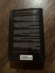 Project Hail Mary Andy Weir SIGNED AUTOGRAPHED 2021 First Edition Hardcover