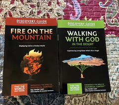 2 Discovery Guides by Ray Vander Laan: WALKING WITH GOD & FIRE ON THE MOUNTAIN