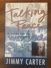 SIGNED President Jimmy Carter Talking Peace HC Hardcover Book Auto Autograph