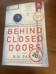 Behind Closed Doors *SIGNED* by B A Paris (Target Edition)