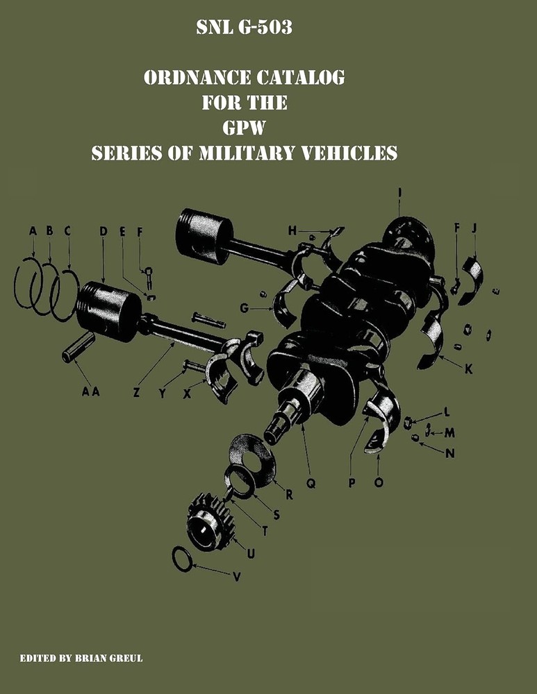 Brian Greul SNL G-503 Ordnance Catalog for the GPW serie (Paperback) (UK IMPORT)