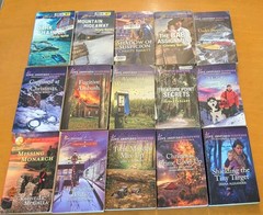 Lot of 15 Romantic Suspense Love Inspired Romance Paperback Mysteries