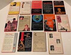 LOT OF 14 VINTAGE MOVIE TIE-IN PAPERBACKS JAMES DEAN, MARILYN MONROE, MORE!