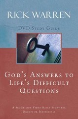 God’s Answers to Life’s Difficult Questions Study Guide Warren, Rick paperback